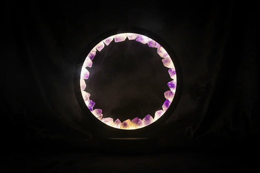 Crystal LED Lamp - Sorceress Sanctuary Amethyst Cold Light-Deep Amethyst Cold Light-Deep Amethyst Warm Light-Amethyst Warm Light-Blue Fluorite Cold Light