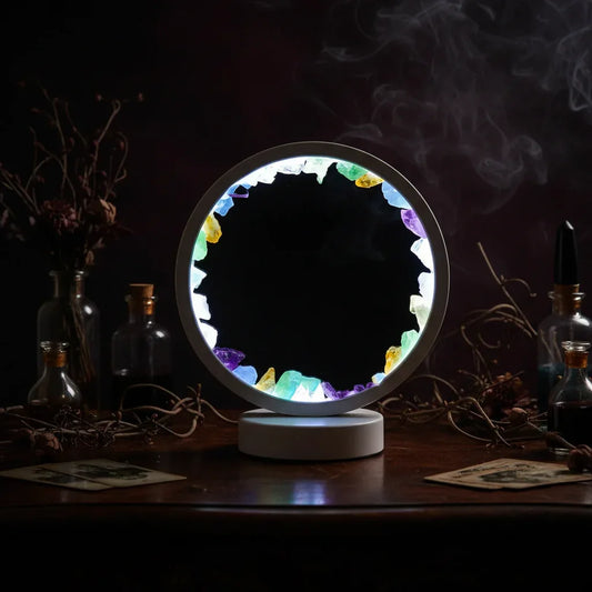Crystal LED Lamp - Sorceress Sanctuary Amethyst Cold Light-Deep Amethyst Cold Light-Deep Amethyst Warm Light-Amethyst Warm Light-Blue Fluorite Cold Light