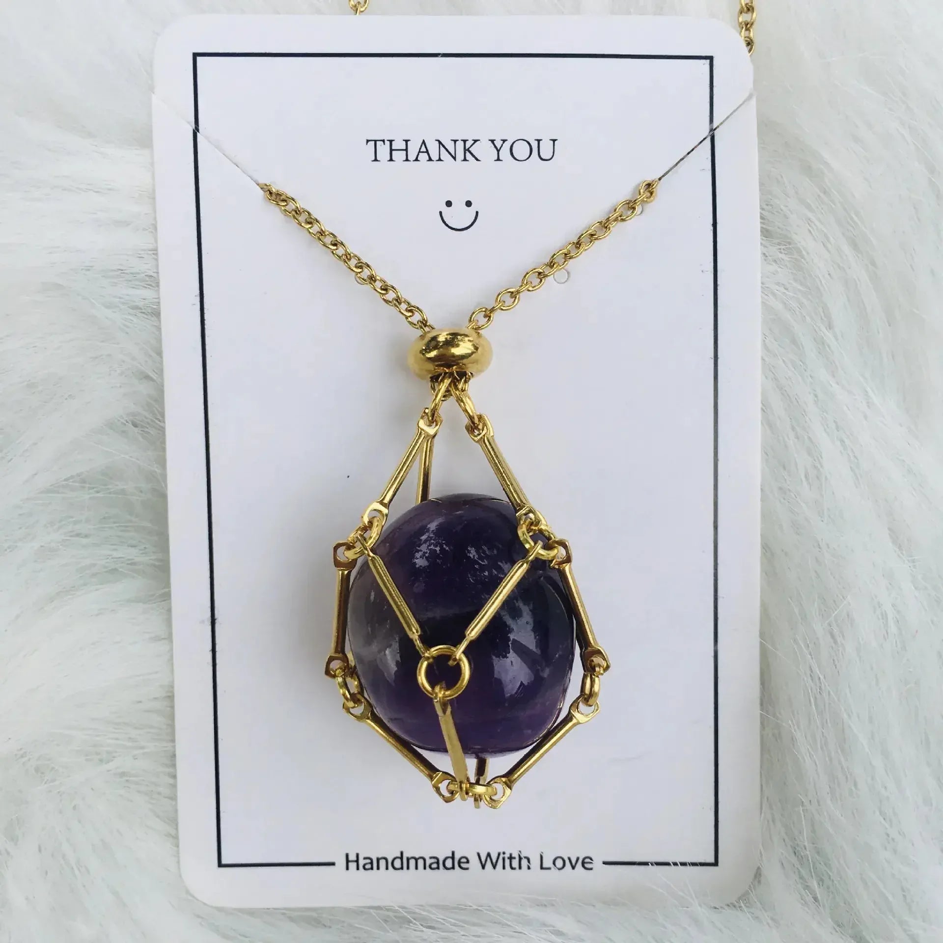 Crystal Necklace - Sorceress Sanctuary Platinum Silver-Citrine-Platinum Silver-Tiger Eye-Platinum Silver-Redstone-White Gold Silver-Blue-Platinum Silver-Net 1
