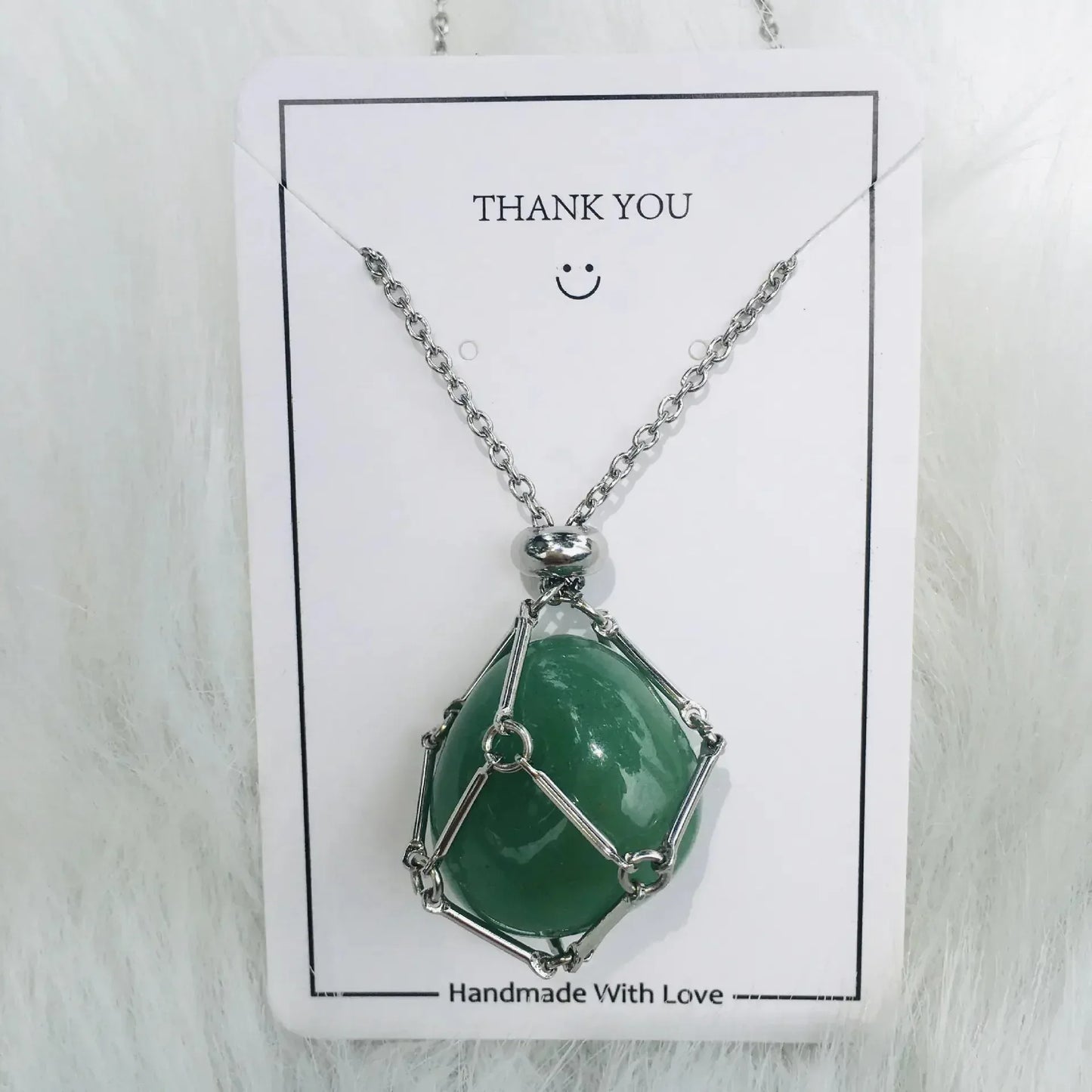 Crystal Necklace - Sorceress Sanctuary Platinum Silver-Citrine-Platinum Silver-Tiger Eye-Platinum Silver-Redstone-White Gold Silver-Blue-Platinum Silver-Net 1