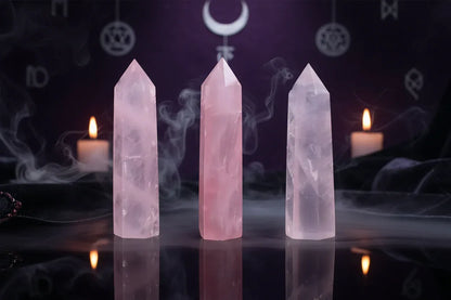 Crystal Pillars - Sorceress Sanctuary Obsidian / Standard-Dream Amethyst / Standard-Labradorite / Standard-Green Fluorite / Standard-Colorful Fluorite / Standard