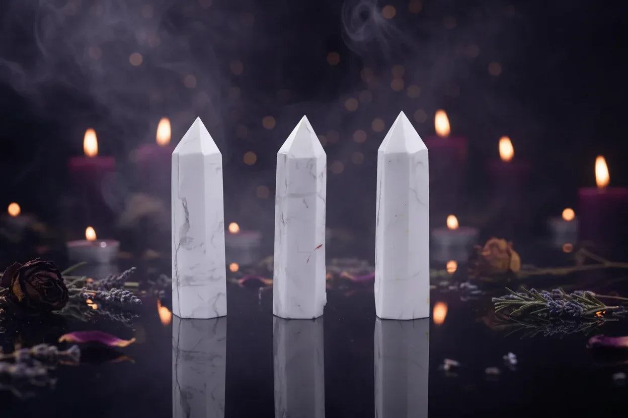 Crystal Pillars - Sorceress Sanctuary Obsidian / Standard-Dream Amethyst / Standard-Labradorite / Standard-Green Fluorite / Standard-Colorful Fluorite / Standard