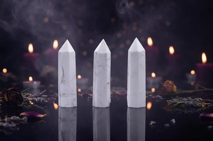 Crystal Pillars - Sorceress Sanctuary Obsidian / Standard-Dream Amethyst / Standard-Labradorite / Standard-Green Fluorite / Standard-Colorful Fluorite / Standard