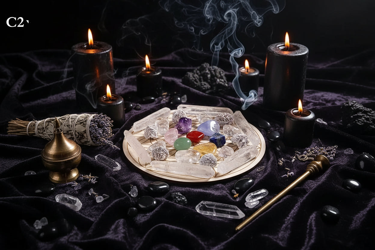 Crystal Yoga Set - Sorceress Sanctuary C1-C3-E-B1-C2
