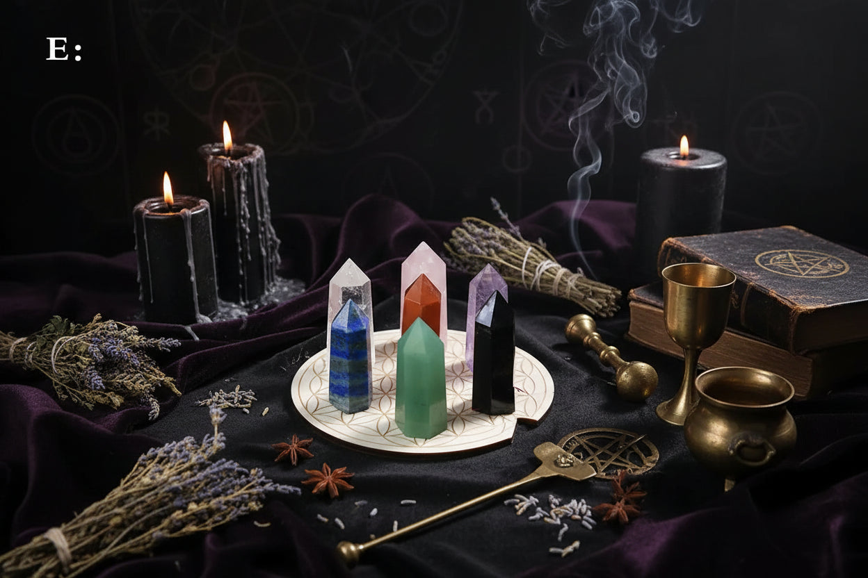 Crystal Yoga Set - Sorceress Sanctuary C1-C3-E-B1-C2