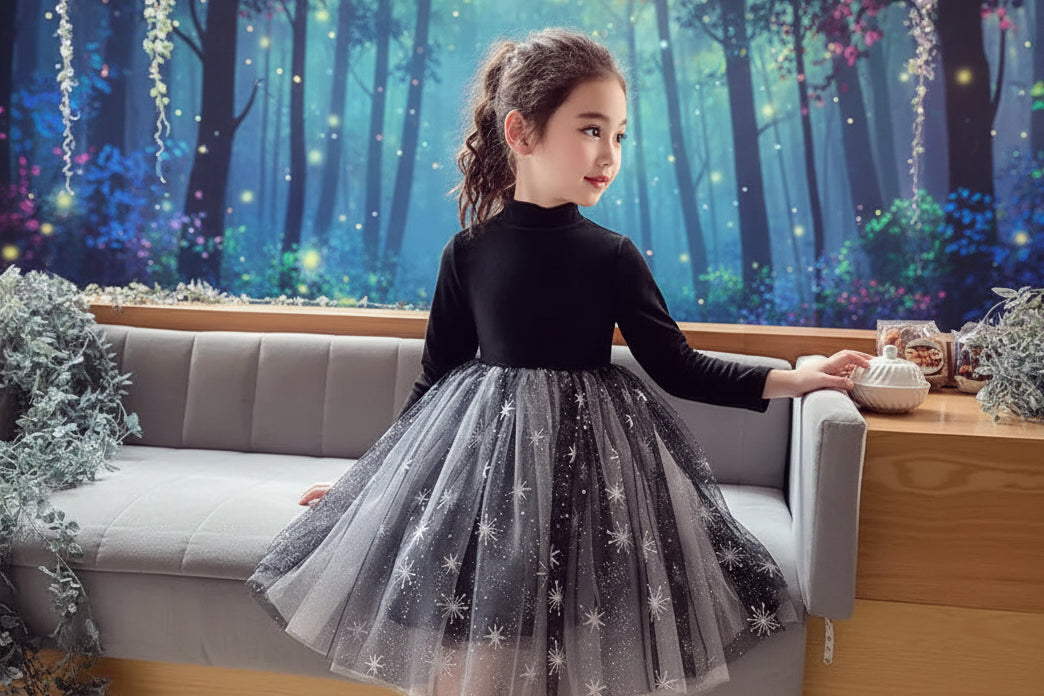 Girls' Long Sleeve Autumn Fairy Dress Sorceress Sanctuary