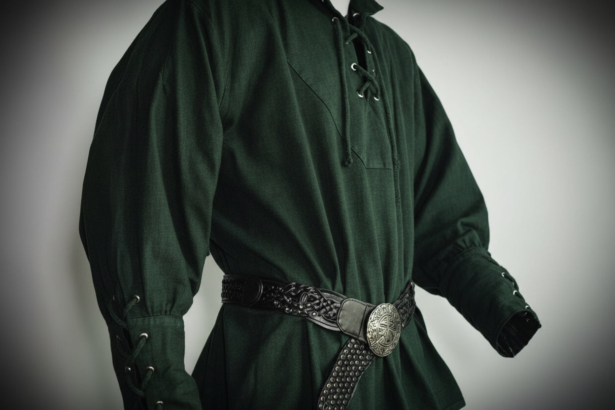 Medieval Stand Collar Shirt