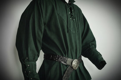 Medieval Stand Collar Shirt
