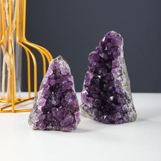 Natural Amethyst Crystal Cluster