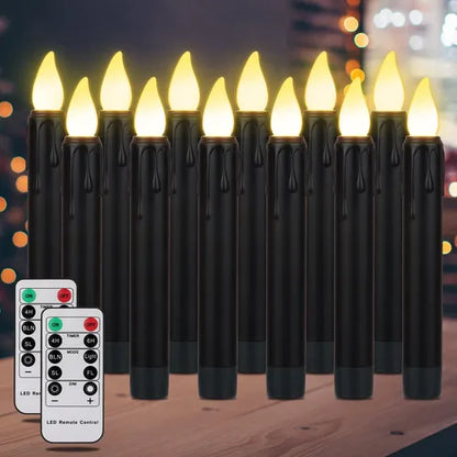 Black Long Candles