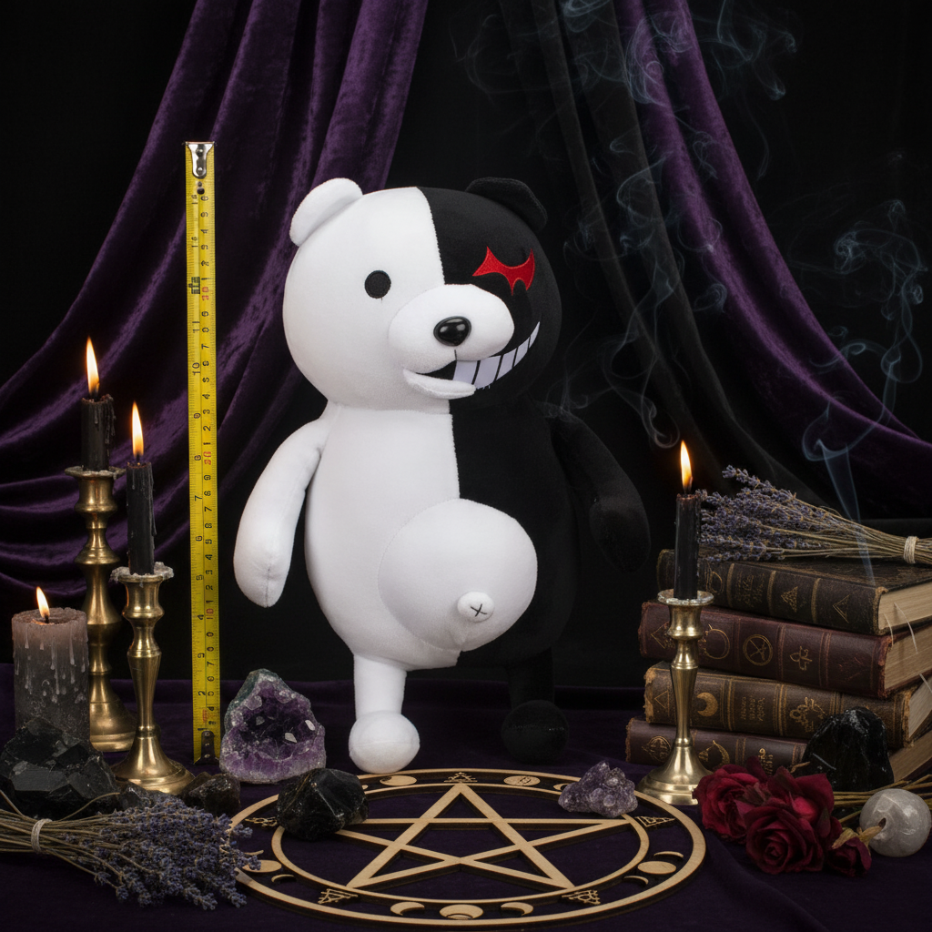 Devil Bear Plushie - Sorceress Sanctuary black