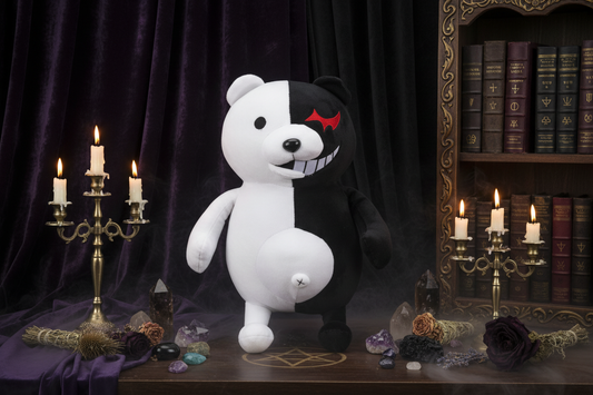 Devil Bear Plushie - Sorceress Sanctuary black