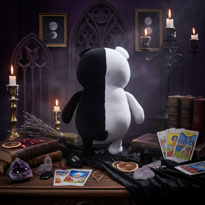 Devil Bear Plushie - Sorceress Sanctuary black