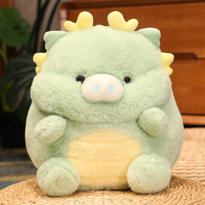 Cute Dragon Pig Plush Familiar