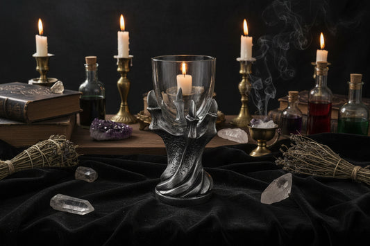 Dragon Claw Goblet - Sorceress Sanctuary Silver-Gold-Black
