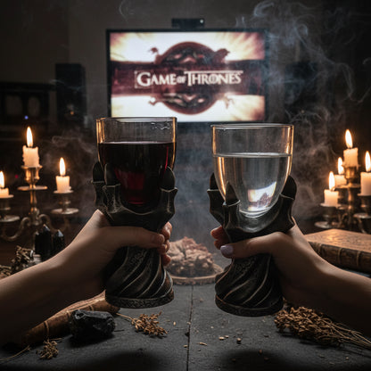 Dragon Claw Goblet - Sorceress Sanctuary Silver-Gold-Black