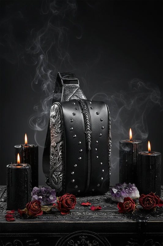Dragon Head Chest Bag - New Crossbody Casual Backpack Sorceress Sanctuary