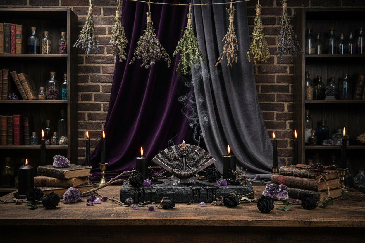 Dragon Tower Incense Burner - Half Mechanical Ceramic Decor Sorceress Sanctuary