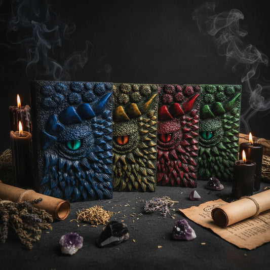 Dragon Grimoire - Sorceress Sanctuary Yellow Eyes / One Size-Red Eyes / One Size-Blue Eyes / One Size-Green Eyes / One Size