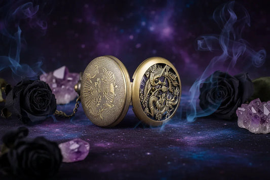 Dragon & Phoenix Pocket Watch - Sorceress Sanctuary Pictured