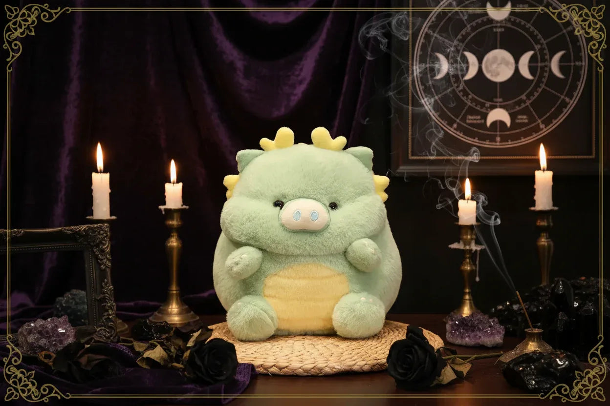 Dragon Pig Familiar - Sorceress Sanctuary Blue / 30cm-Green / 30cm-Brown / 30cm-Pink / 30cm-White / 30cm