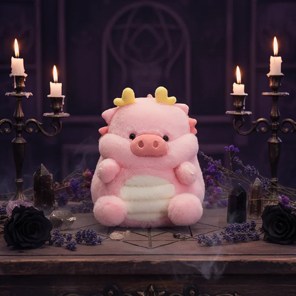 Dragon Pig Familiar - Sorceress Sanctuary Blue / 30cm-Green / 30cm-Brown / 30cm-Pink / 30cm-White / 30cm