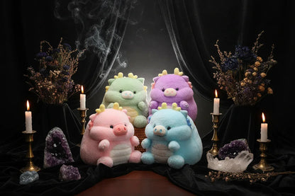 Dragon Pig Familiar - Sorceress Sanctuary Blue / 30cm-Green / 30cm-Brown / 30cm-Pink / 30cm-White / 30cm