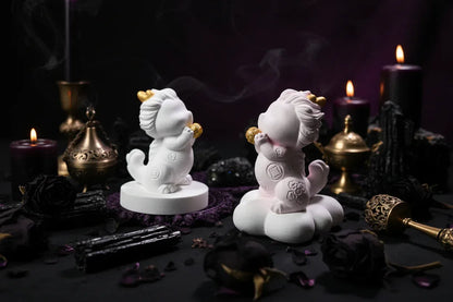 Dragon Spirit Diffuser - Sorceress Sanctuary Blessing holding beads Xianglong White (gift box)-Blessing holding beads Xianglong pink (gift box)