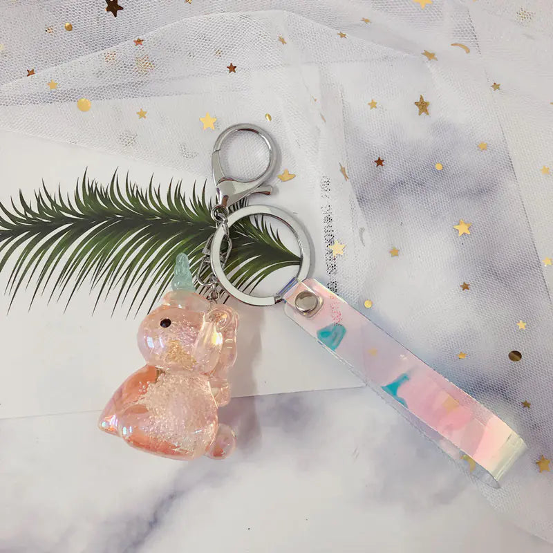 Unicorn Crystal Keychain