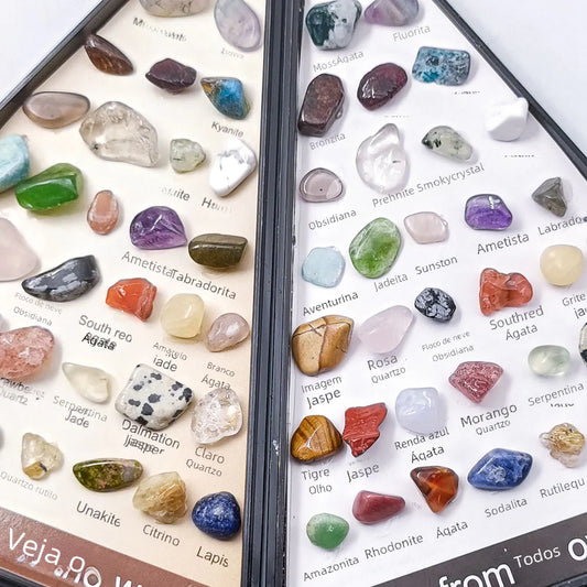 Natural Gemstone Set | 36 Specimens