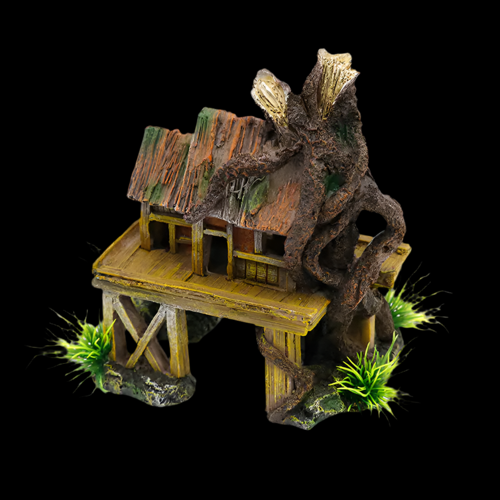 Tree Root Wooden House