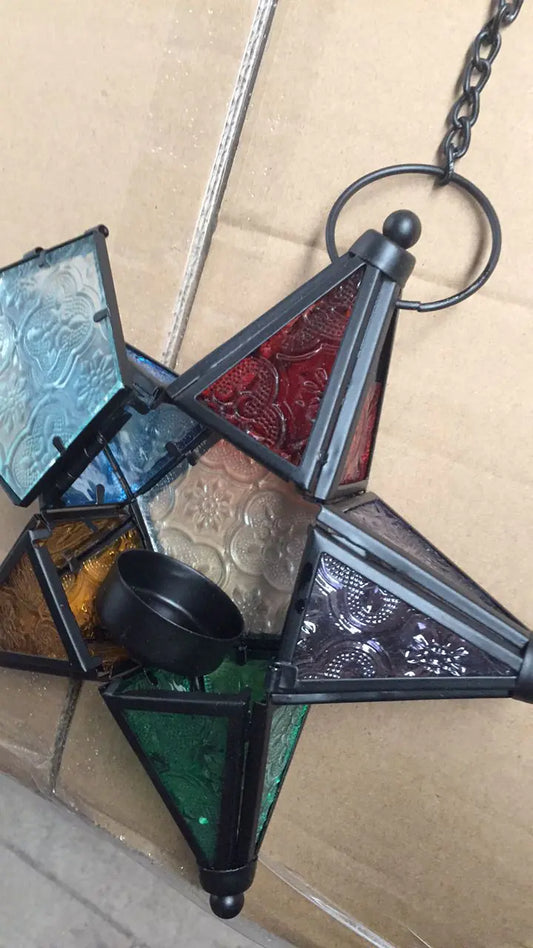 Hanging Star Lamp | Candle Holder