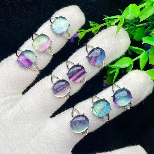 Purple Crystal Ring