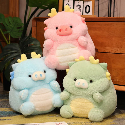Cute Dragon Pig Plush Familiar