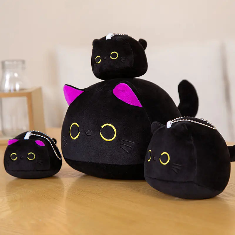 Comfy Black Cat Pillows