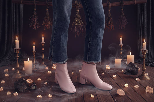 Elegant Ankle Boots - Sorceress Sanctuary Pink / 34-Pink / 35-Pink / 36-Pink / 37-Pink / 38