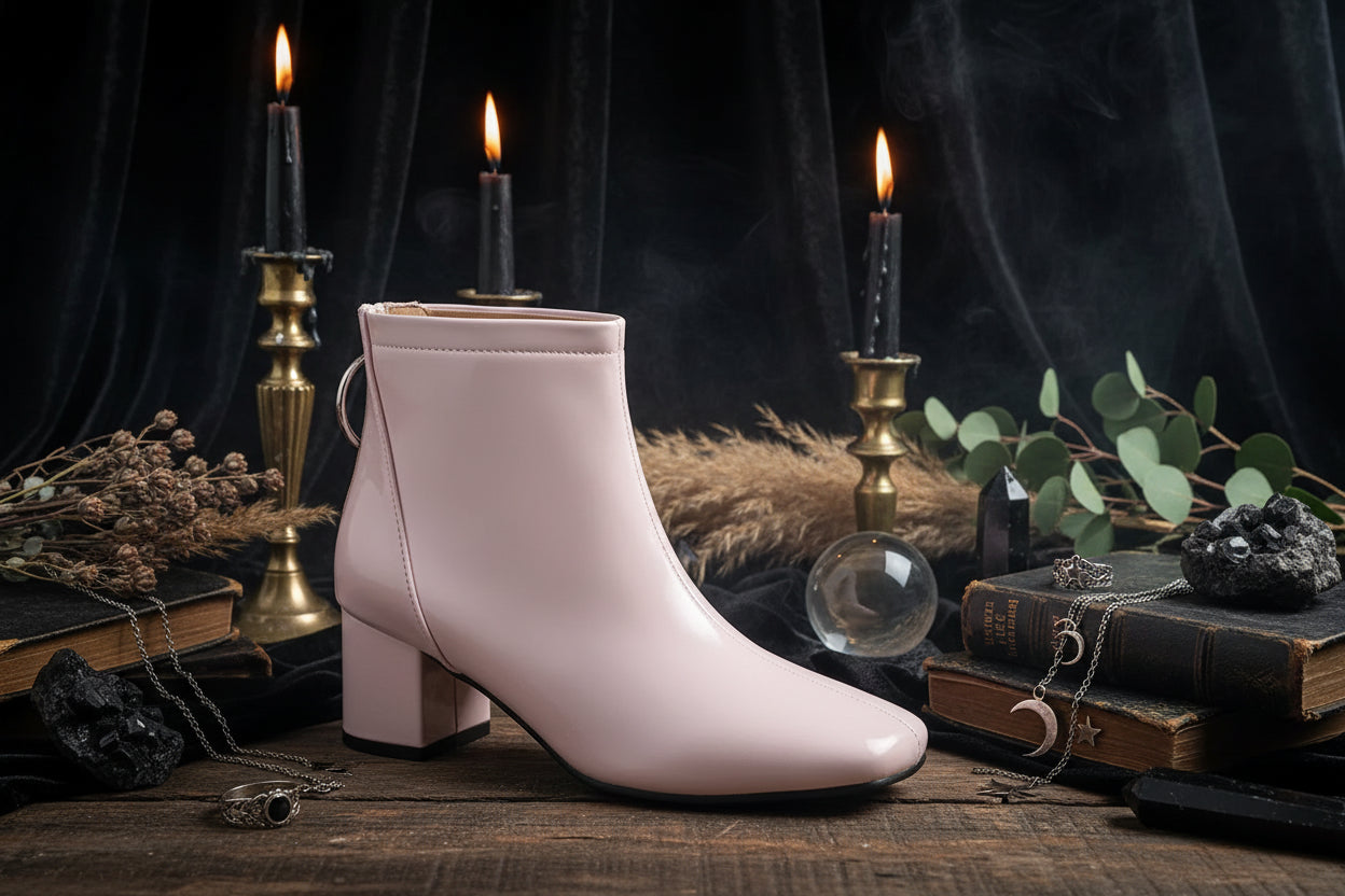 Elegant Ankle Boots - Sorceress Sanctuary Pink / 34-Pink / 35-Pink / 36-Pink / 37-Pink / 38