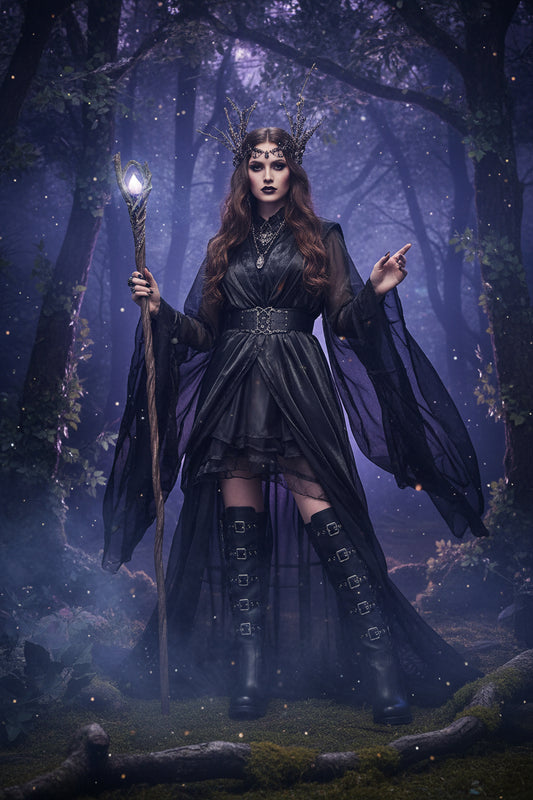 Elegant Knight Boots - Sorceress Sanctuary Black / 34-Black / 35-Black / 36-Black / 37-Black / 38