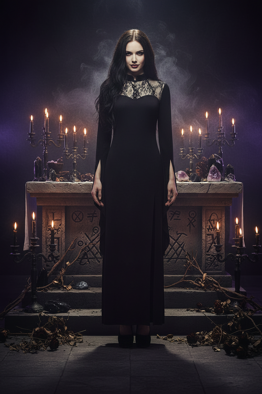 Elegant Lace Dress Sorceress Sanctuary