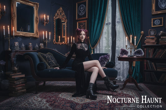 Elegant Lace Dress - Sorceress Sanctuary Black / S-Black / M-Black / L