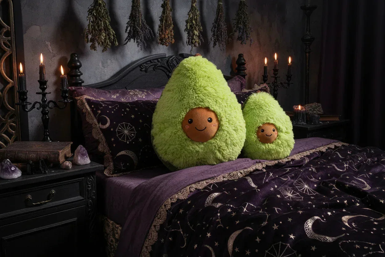 Enchanted Avocado Plush - Sorceress Sanctuary Green / 20cm-Green / 25cm-Green / 30cm-Green / 38cm-Green / 40cm