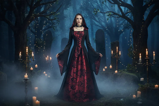 Enchanted Vampire Witch - Sorceress Sanctuary Clothing package (with free necklace) / StoM-Clothing package (with free necklace) / LtoXL-Clothing package (with free necklace) / XXLtoXXXL-Clothing package (with free necklace) / 4XLto5XL