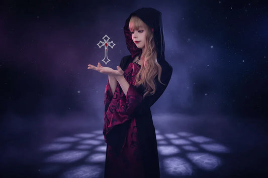 Enchanted Vampire Witch - Sorceress Sanctuary Clothing package (with free necklace) / StoM-Clothing package (with free necklace) / LtoXL-Clothing package (with free necklace) / XXLtoXXXL-Clothing package (with free necklace) / 4XLto5XL