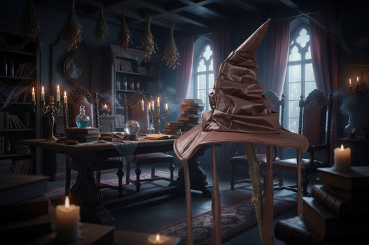 Enchanted Wizard Hat - Sorceress Sanctuary dark  coffee