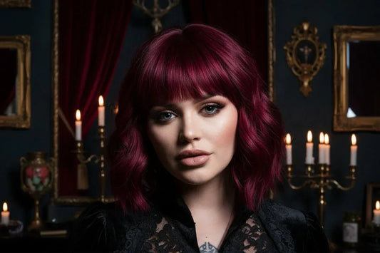 Enchantress Wig - Sorceress Sanctuary Wine Red