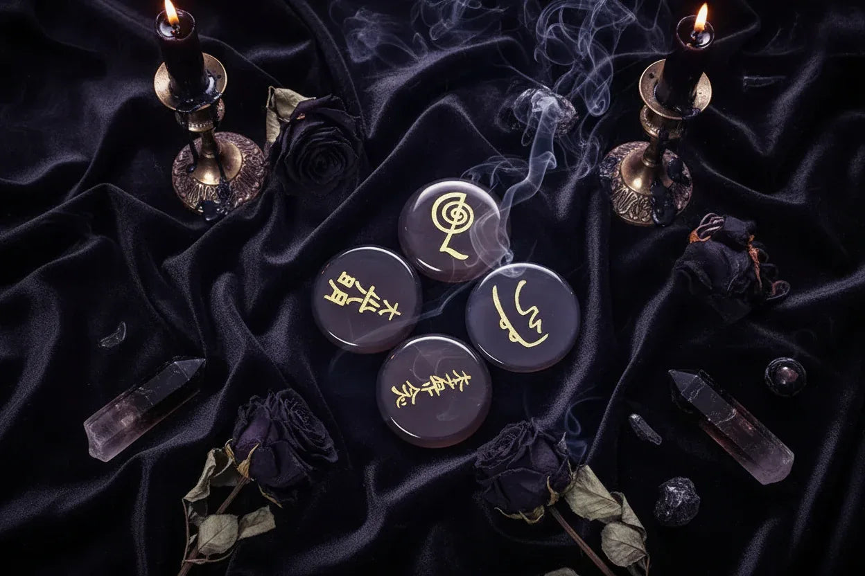 Energy Stones - Sorceress Sanctuary Tea-Coffee-Gray-Brown-Blue