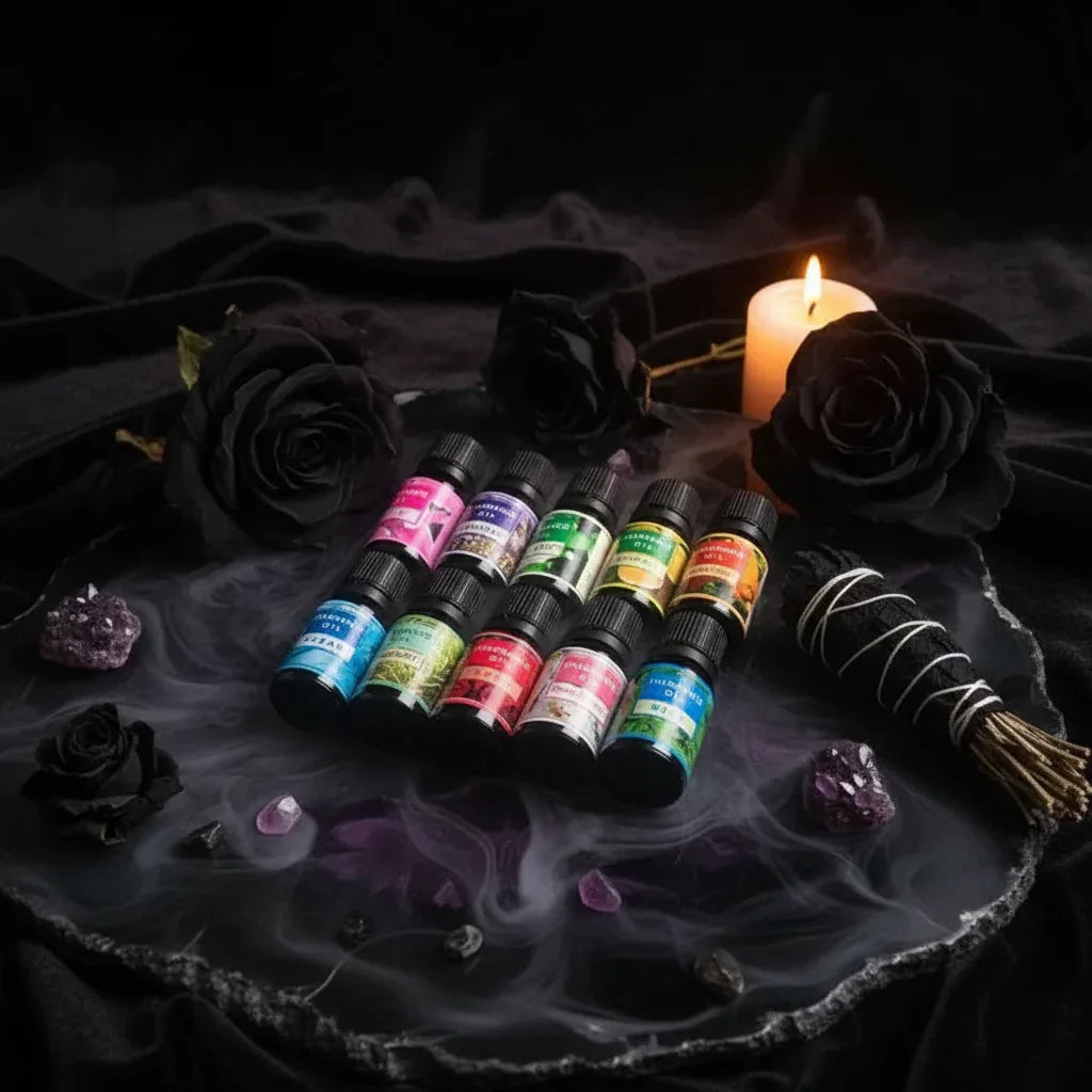 Essential Oils - Sorceress Sanctuary Lily-Cherry blossoms-Mint-Rosemary-Marine incense
