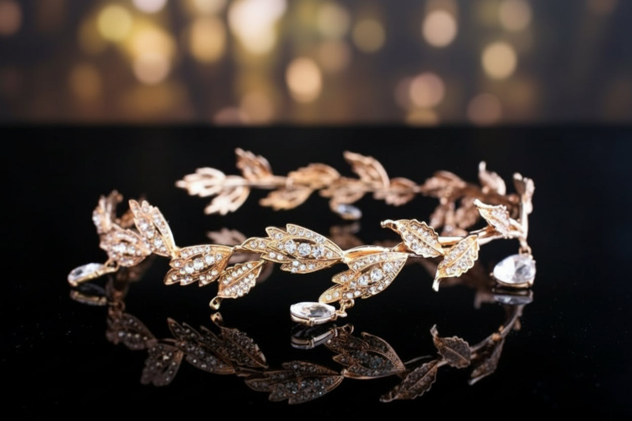 Ethereal Crystal Crown - Sorceress Sanctuary Silver-White-Gold