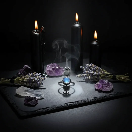 Ethereal Moon Ring - Sorceress Sanctuary Primary colour / 5-Primary colour / 6-Primary colour / 7-Primary colour / 8-Primary colour / 9