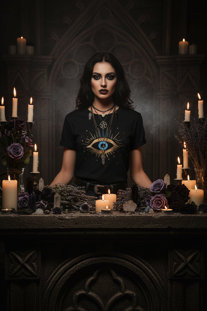 Evil Eye Shirt - Sorceress Sanctuary Black Eye / S-Black Eye / M-Black Eye / L-Black Eye / XL-Black Eye / 2XL